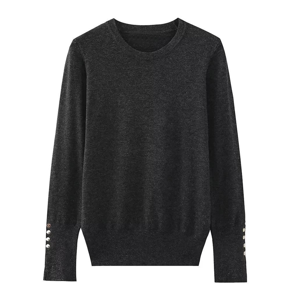 Women's O-Necked Long Sleeves