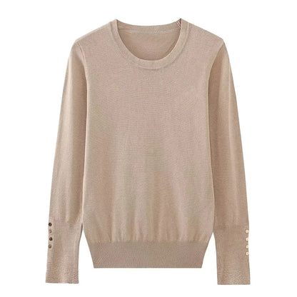 Women's O-Necked Long Sleeves