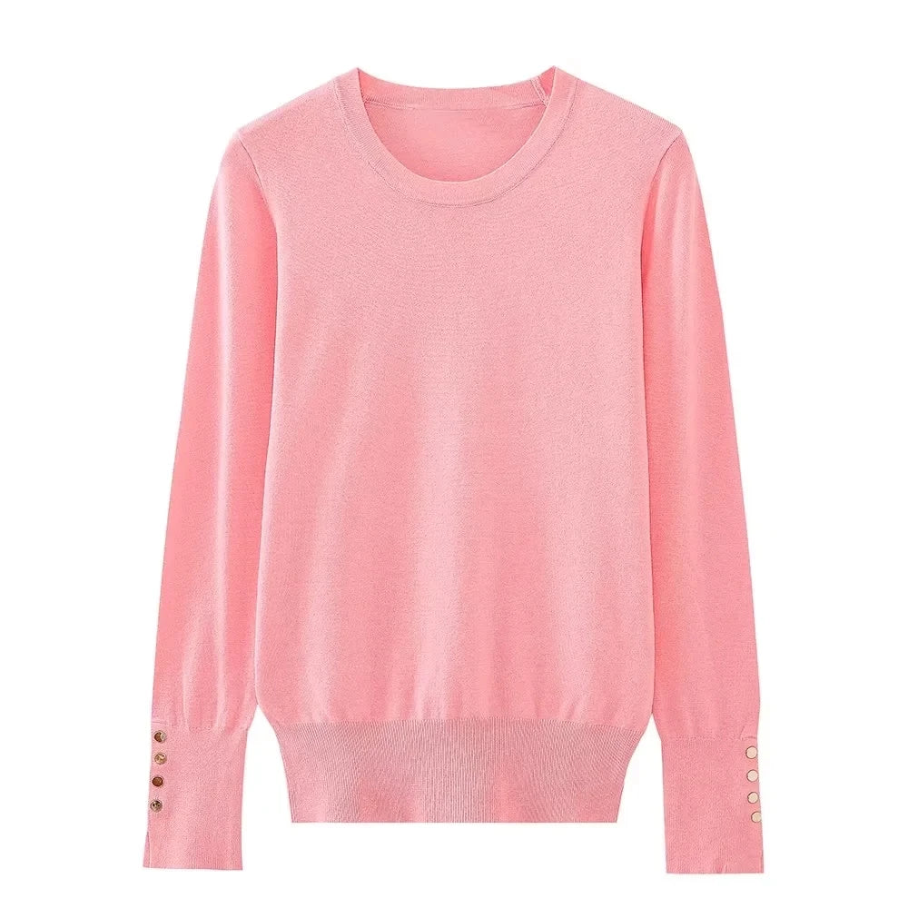 Women's O-Necked Long Sleeves