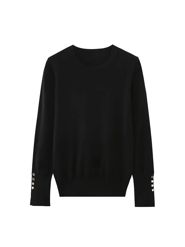 Women's O-Necked Long Sleeves