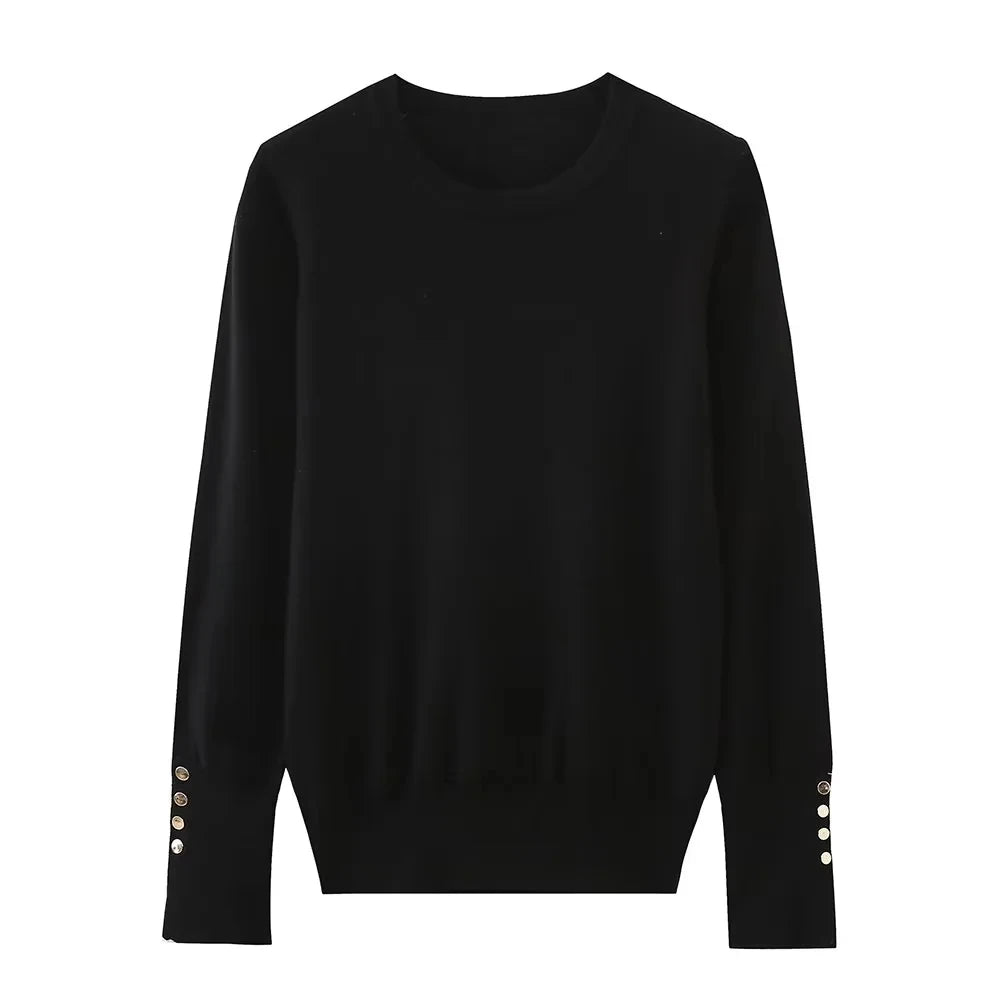 Women's O-Necked Long Sleeves