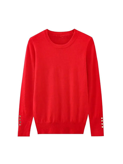 Women's O-Necked Long Sleeves