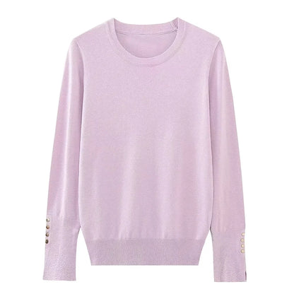 Women's O-Necked Long Sleeves